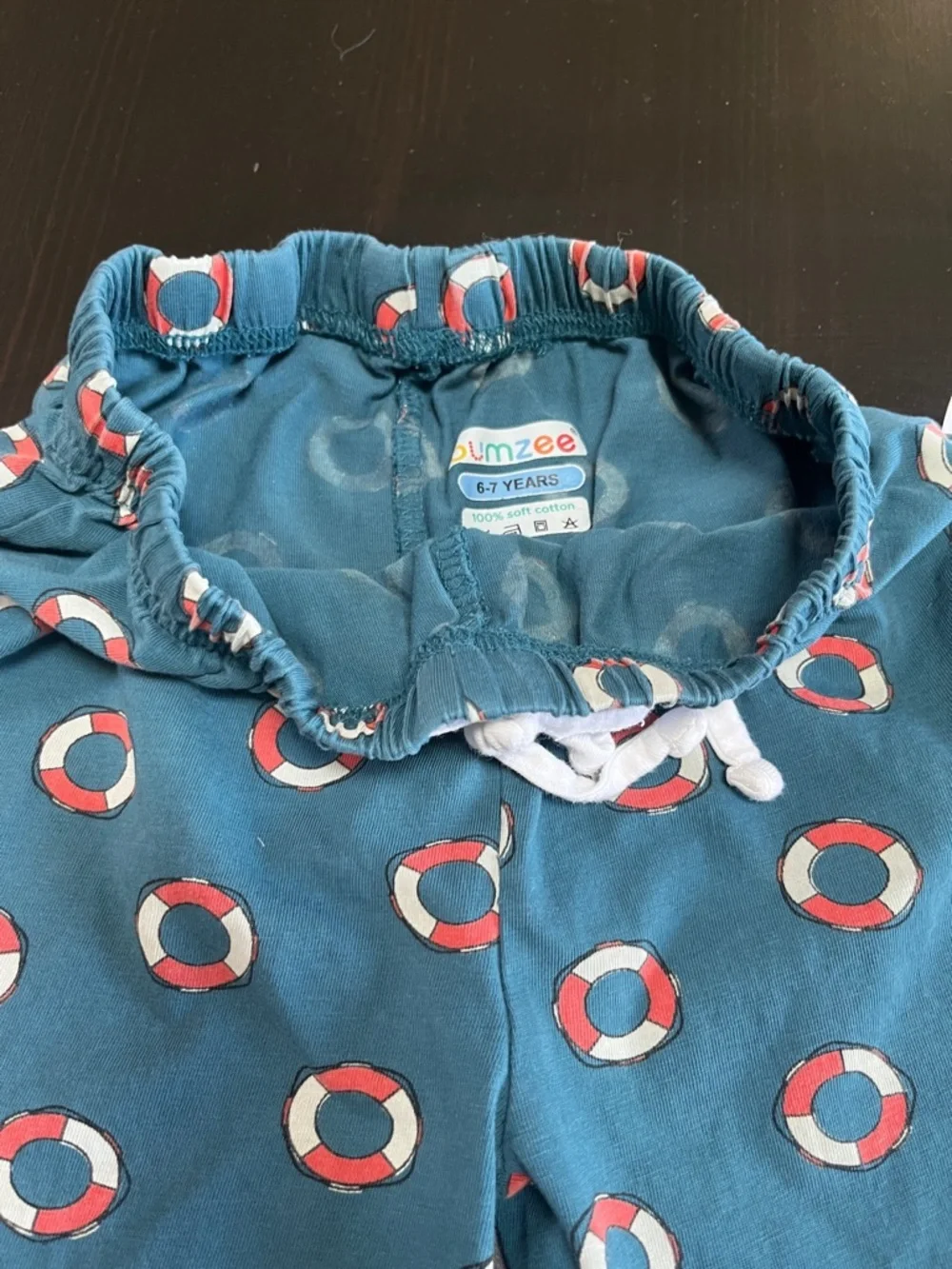 Kids Teal Life Ring Print Pajama Set by Carter's